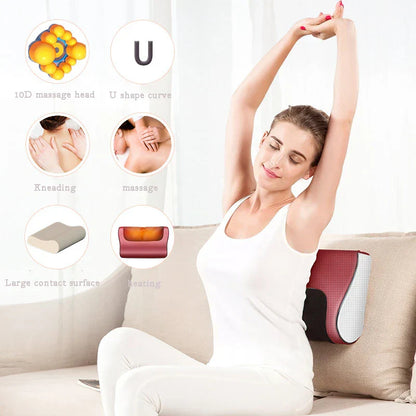 Blush Nest™ Red Pillow Massager – جهاز تدليك الوسادة الحمراء