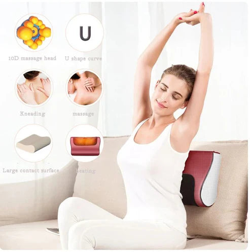 Blush Nest™ Red Pillow Massager – جهاز تدليك الوسادة الحمراء